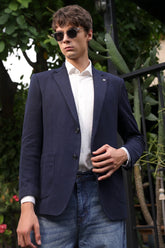 Navy Men Blazer